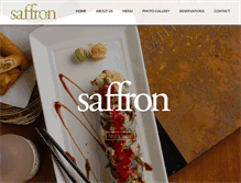 Tablet Screenshot of bistrosaffron.com